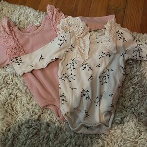 2 -Jessica Simpson long sleeve bodysuits